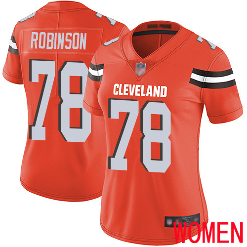 Cleveland Browns Greg Robinson Women Orange Limited Jersey 78 NFL Football Alternate Vapor Untouchable